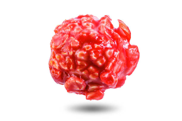 istock Sweet multicolor popcorn on a white isolated background 1214332279