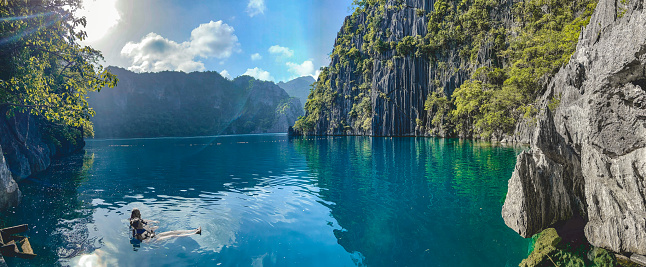 Barracuda lake in Coron, Palawan, Philippines Asia