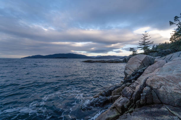 istock Lighthouse park sunrise and ocean, Vancover, BC, Canada 1214339431