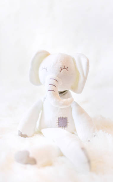 istock The little plush toy is sleeping. Selective focus. 1214341950