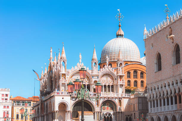 istock St. Mark's Square in Venice. View of the basilica. 1214346716