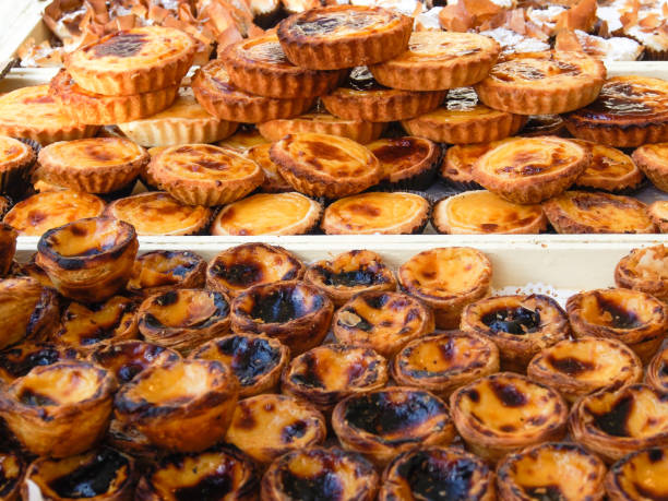 istock Pastel de Nata - Portuguese custard tart 1214346902