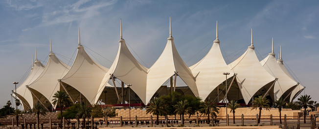 The King Fahd Stadium, also nicknamed \