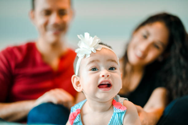 istock Parents and baby love 1214355585