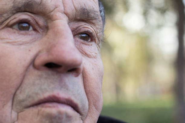 istock Eyes of a senior man 1214363248