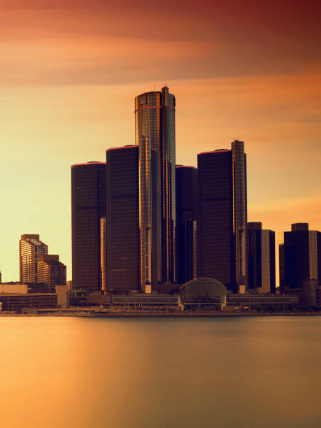 istock Detroit Skyline, the view from Windsor, Ontario, Canada. 1214364676