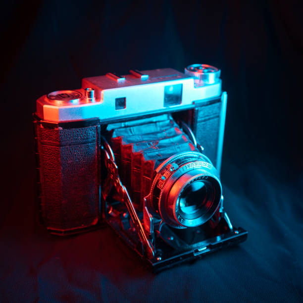 vintage średni format filmu 6x6 aparat fotograficzny - medium format camera obrazy zdjęcia i obrazy z banku zdjęć