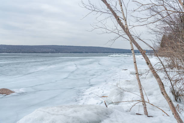 istock Georgian bay in winter close to Tiny, Ontario, Canada. 1214385995