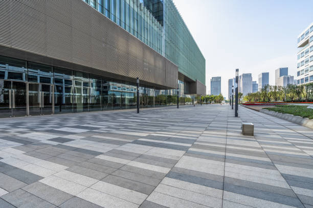 istock modern office building outdoors in the downtown 1214386088
