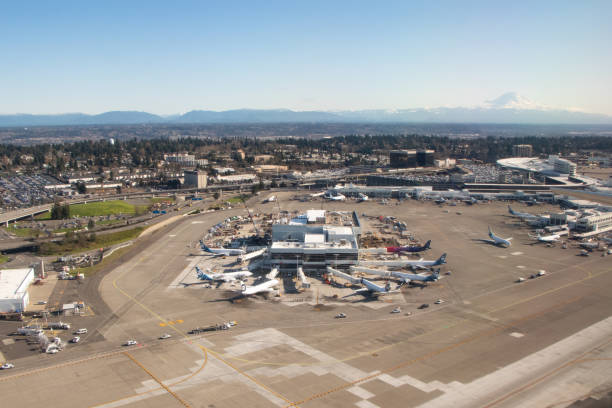 Seattle-Tacoma International Airport stock photo