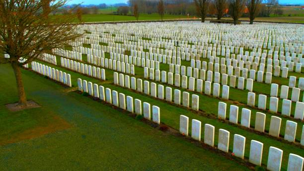 istock A protestant cemetery in the nature 1214387191