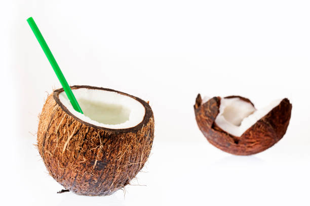 istock Coconut juice, coconut water drink - Cocos nucifera 1214388003