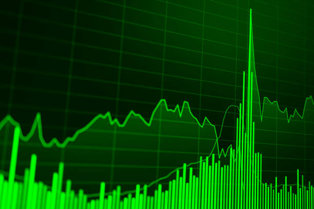 fundo de gráfico de ações/forex - despair finance report business - fotografias e filmes do acervo