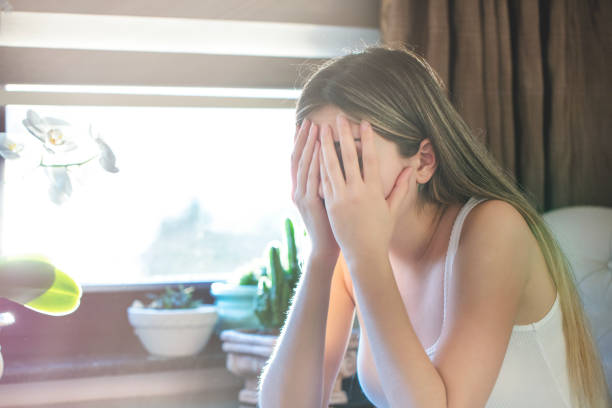 istock late depressed woman 1214389804