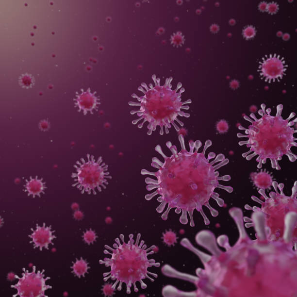 коронавирус covid-19 розовый - infectivity стоковые фото и изображения