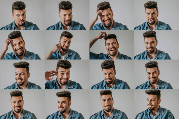 istock an middle eastern male with casual clothing making facial expression with different emotions and gestures isolated 1214397608