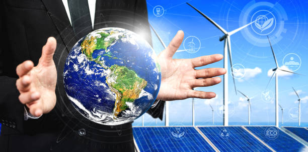 istock Concept of sustainability by alternative energy. 1214405585