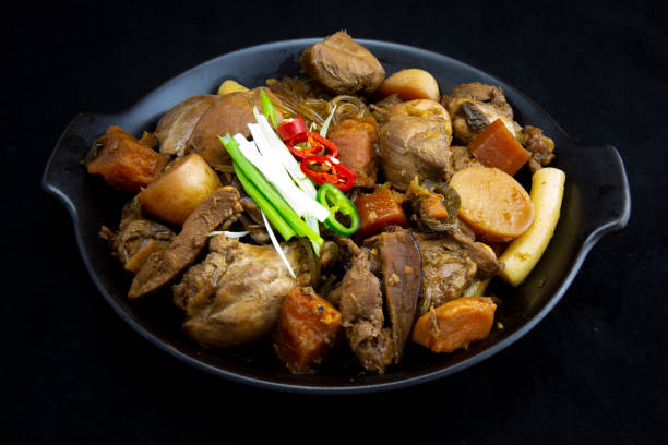 istock Stewed chicken with soy sauce 1214421967