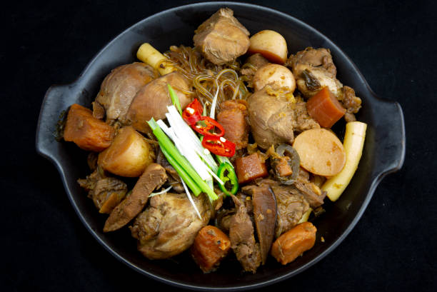 istock Stewed chicken with soy sauce 1214422004