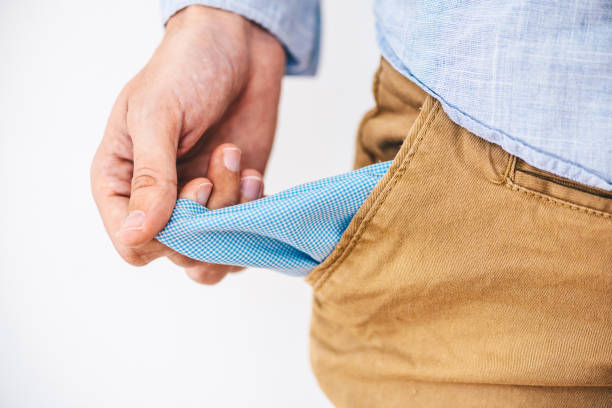 istock Empty pocket. Economy crisis / unemployment concept. 1214425566