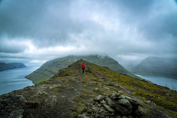 istock Hiking in Faroe Islands. 1214431260