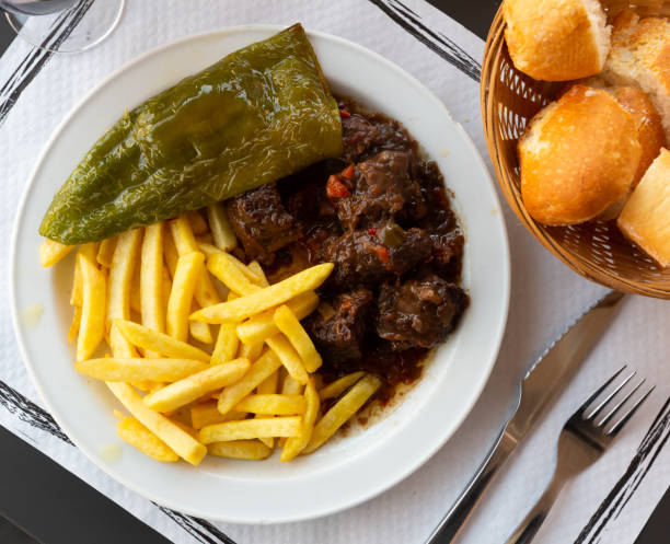 istock Veal stewed in red wine 1214431826