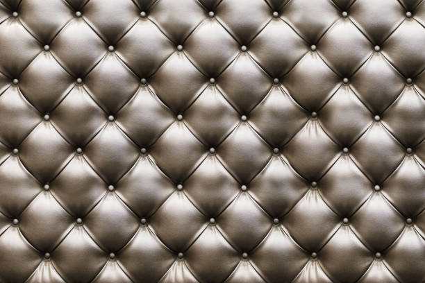 istock Closeup of Natural brown leather texture 1214437033