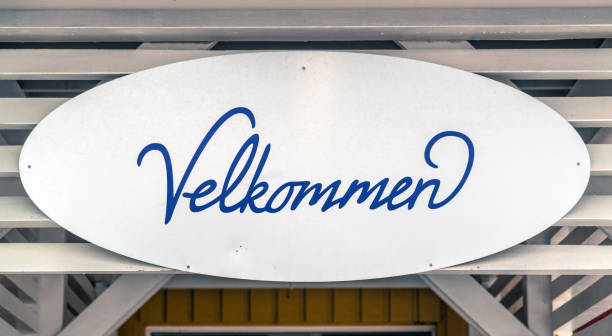 istock Welcome sign in Norwegian tongue 1214439547