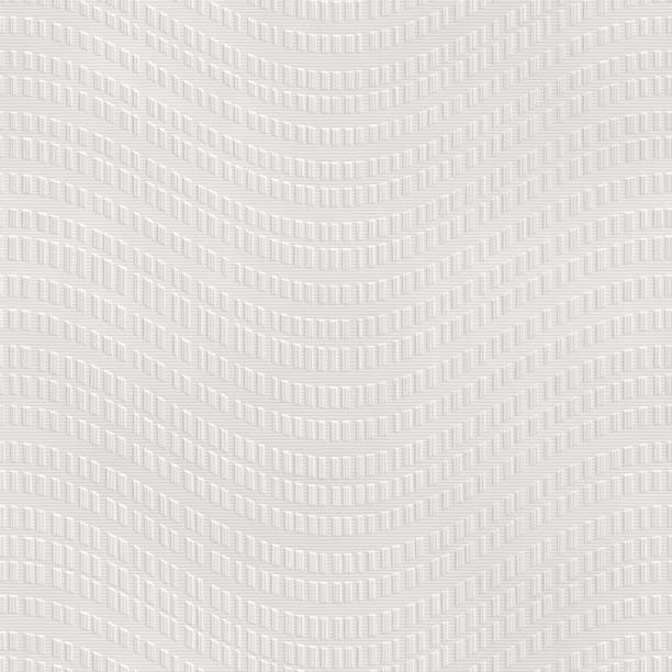 istock Embossed motif pattern on paper background, seamless texture, 3d illustration 1214440513
