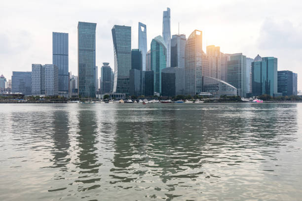 istock Modern urban landscape in Shanghai, China 1214440644