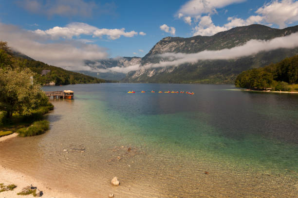 istock People kayaking in the Bohinj lake 1214441883
