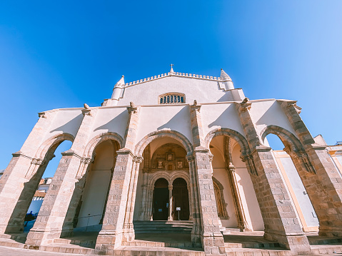 The Capela dos Ossos, Chapel of Bones in Evora Portugal, in Europe