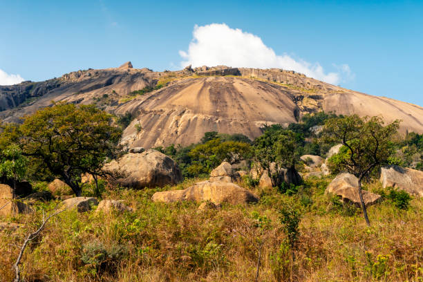 istock Huge monolith rock next to Mbabane, Eswatini 1214442301