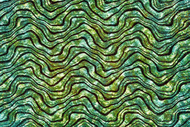 grunge  blue  and green  turquoise  wavy pattern  abstract  wallpaper   background