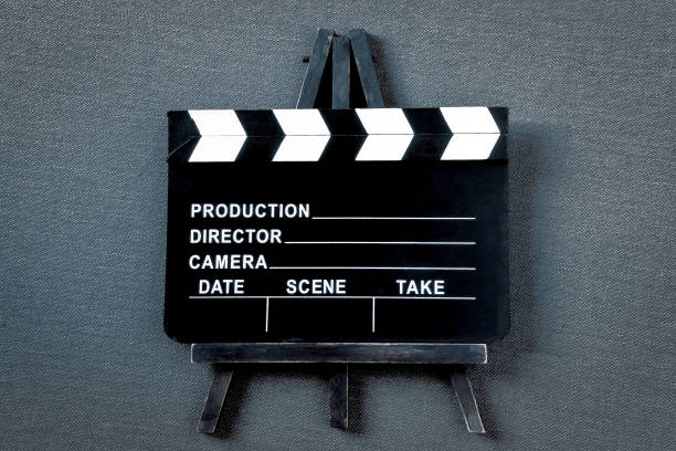 istock Clapperboard. Filming equipment. 1214443660