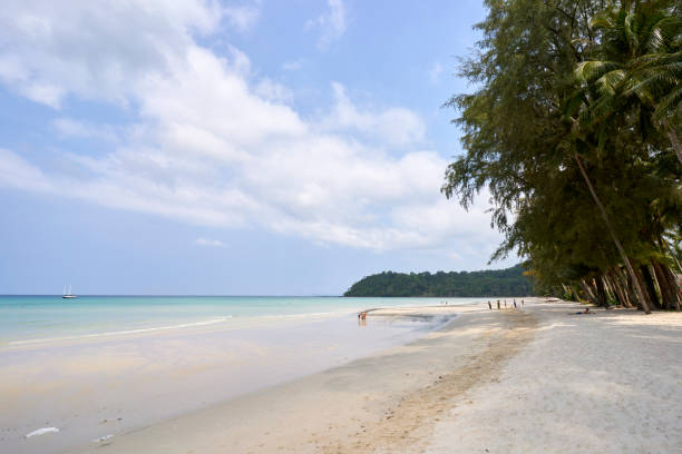 istock beautiful landscapes on beach in Thailand. 1214448000