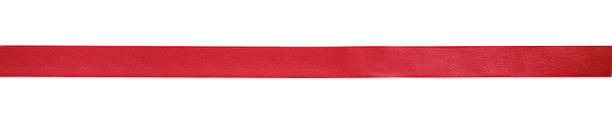 istock Shiny red satin ribbon 1214448171