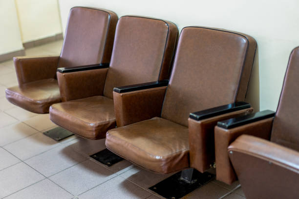 istock Chairs in the corridor for waiting 1214453563