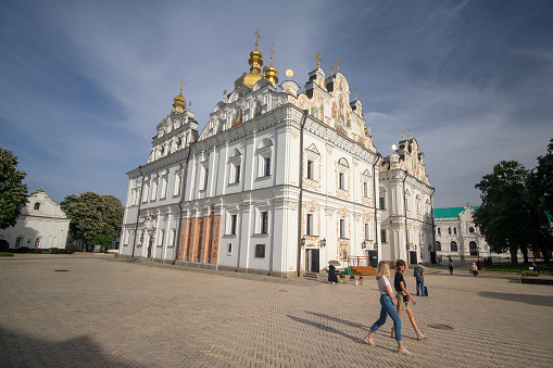Kiev. Ukraine - May 18, 2019: Kiev Pechersk Lavra. Cathedral of the Dormition