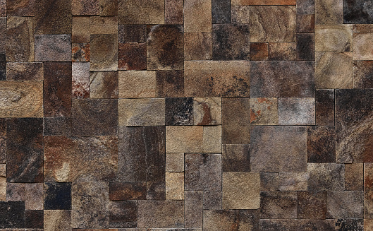 mosaic natural stone tile wall