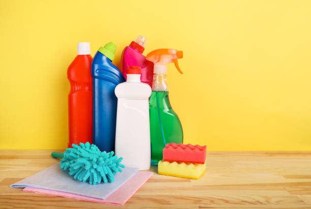 istock Various household cleaning products 1214475312
