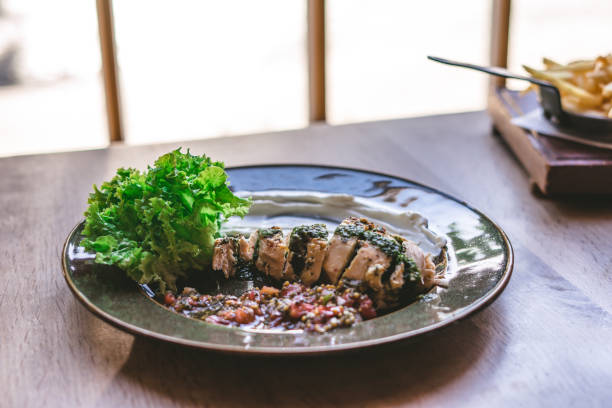 istock Chicken Meat and creamy sauce 1214476772
