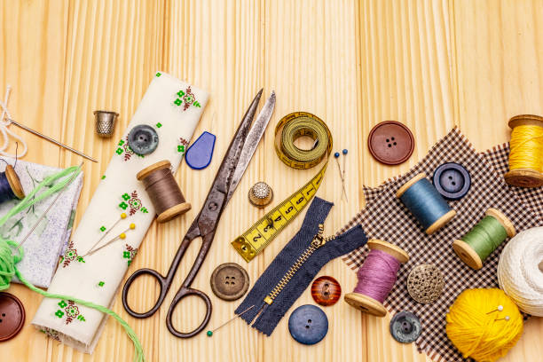 istock Handmade, DIY concept. Set of tools and materials. Stay at home in quarantine 1214478479