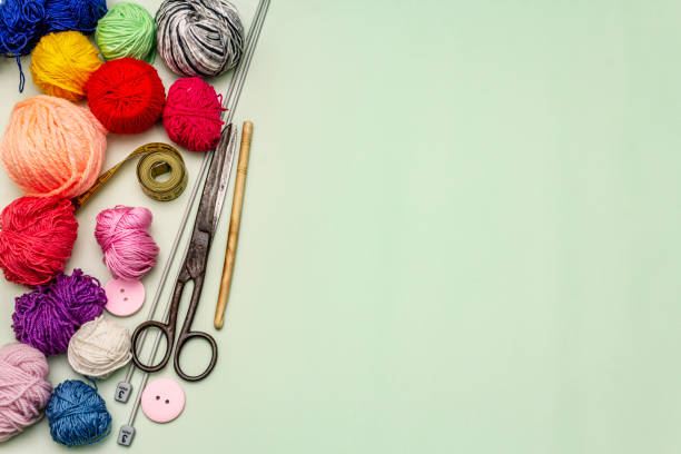 istock Handmade, DIY concept. Set of tools and materials. Stay at home in quarantine 1214479098
