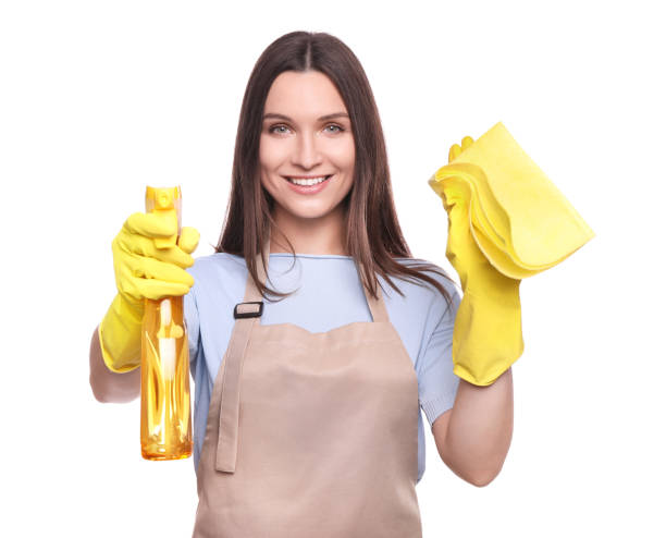istock Young woman ready for cleaning 1214479844