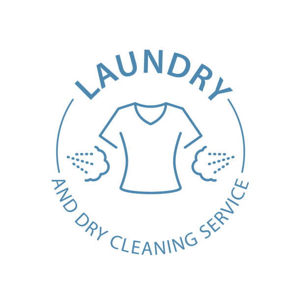 kuvapankkikuvitukset aiheesta kuivapesupalvelun tunnus, pyykin itsepalvelukuvake, vaatteiden pesu - dry cleaned