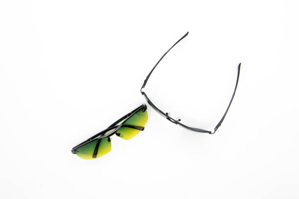 istock Night driving glasses and sunglasses placed together 1214481497
