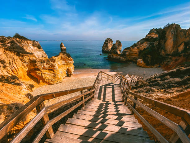 istock Algarve coast and beaches in Portugal 1214482473