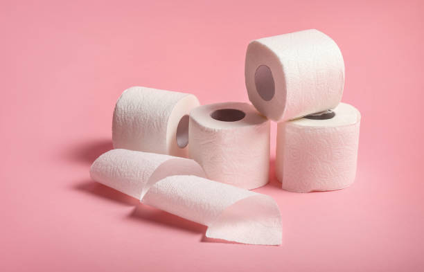 istock Soft toilet paper rolls 1214485322