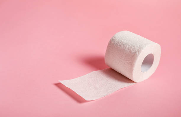 istock Soft toilet paper roll 1214485348